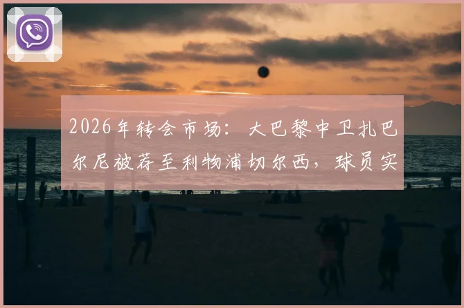 2026年转会市场：大巴黎中卫扎巴尔尼被荐至利物浦切尔西，球员实力分析与转会前景解读